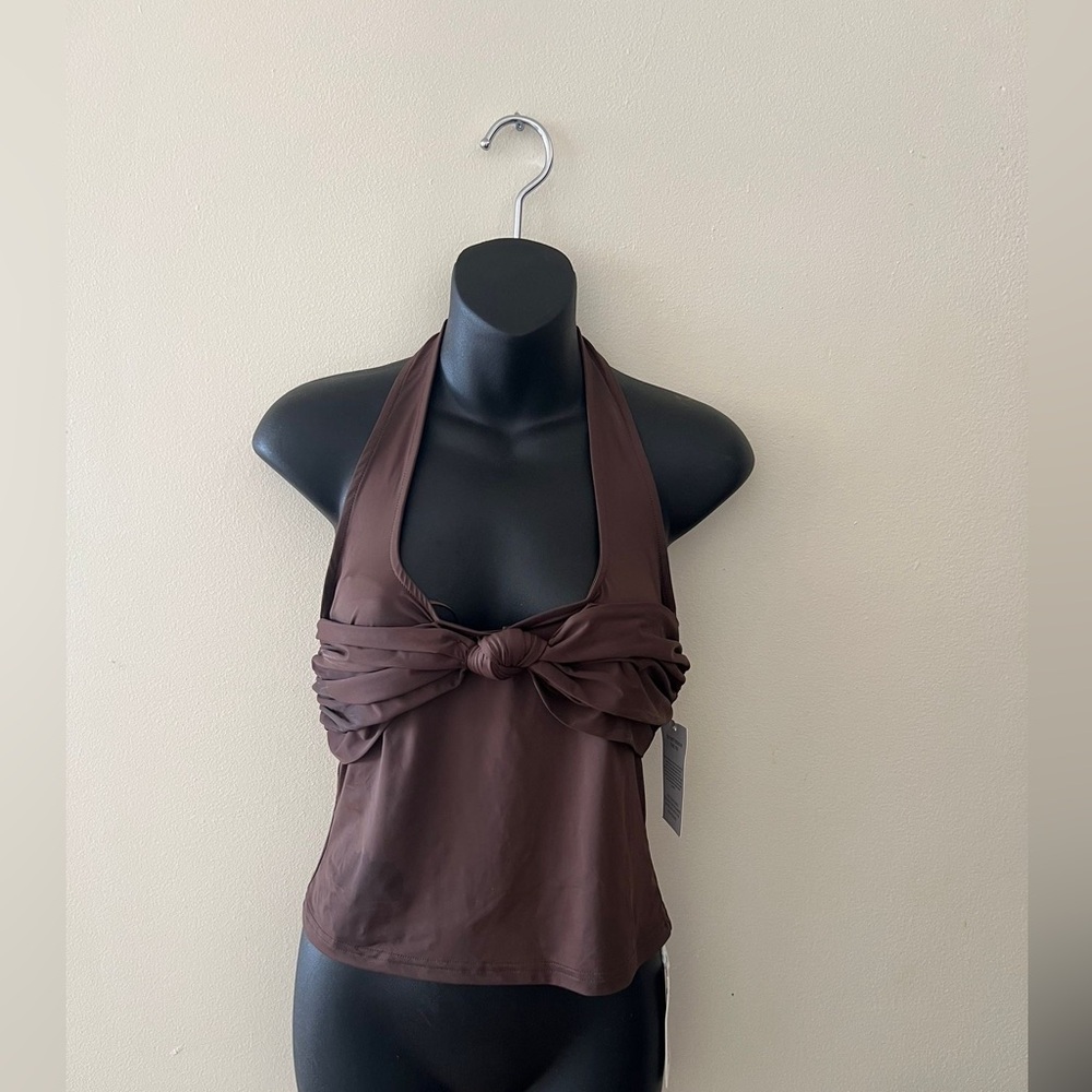 Sasha Therese Blair Top Chocolate Brown